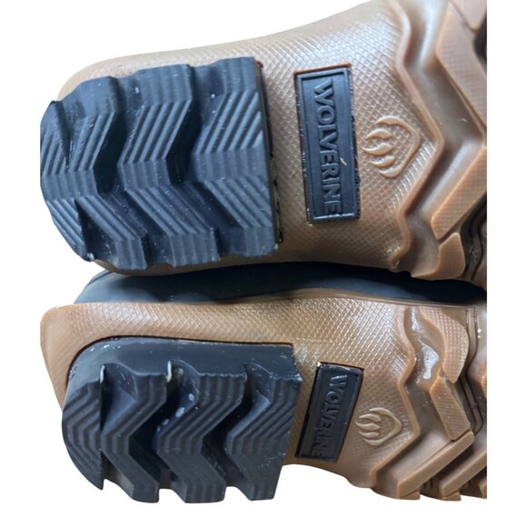 Wolverine 7M Womens Duck Boots With Leather Upper & Man-Made Balance In Brown & - Picture 10 of 12